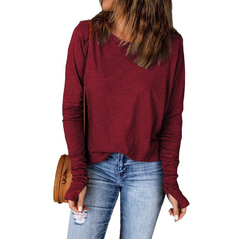 Shiying European And American Raglan Long Sleeve Women - Amazhona 