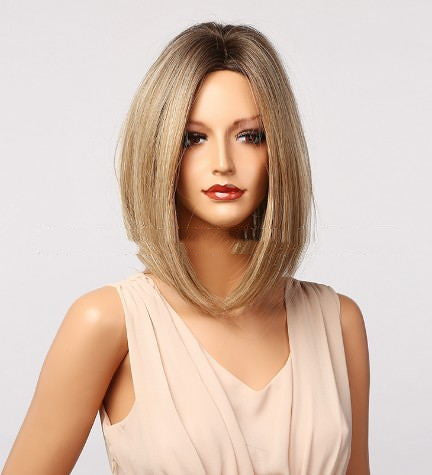 Short And Short Straight Hair, High Temperature Silk Material - Amazhona 