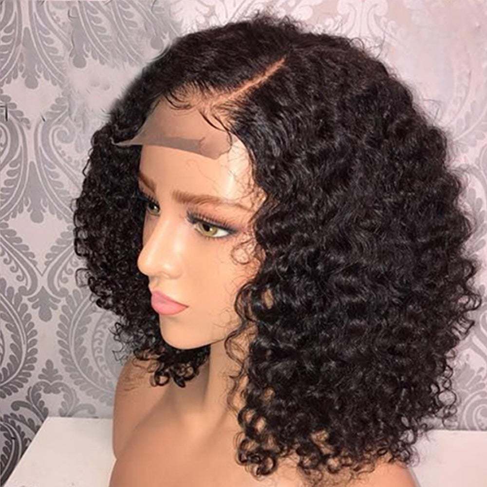 Short curly hair synthetic headgear - Amazhona 