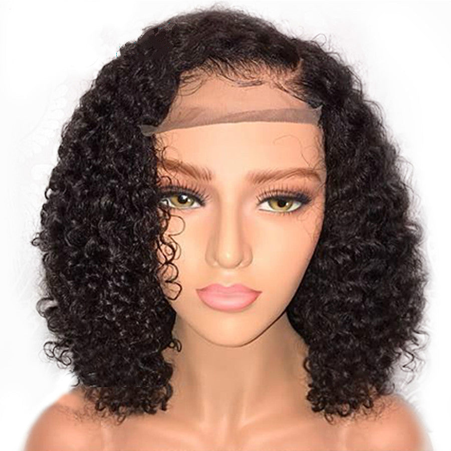 Short curly hair synthetic headgear - Amazhona 