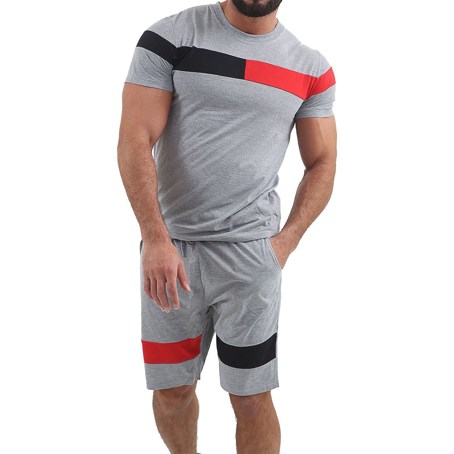 Short-sleeved fitness suit - Amazhona 