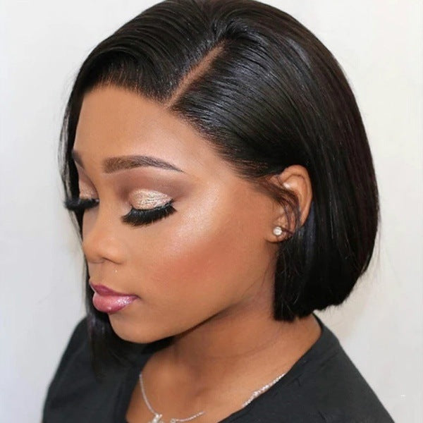 Short straight hair black - Amazhona 