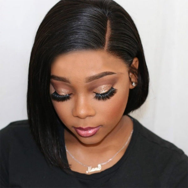 Short straight hair black - Amazhona 