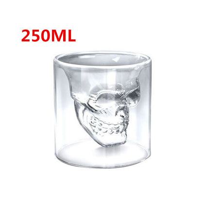 Skull Skull Double Transparent Glass - Amazhona 