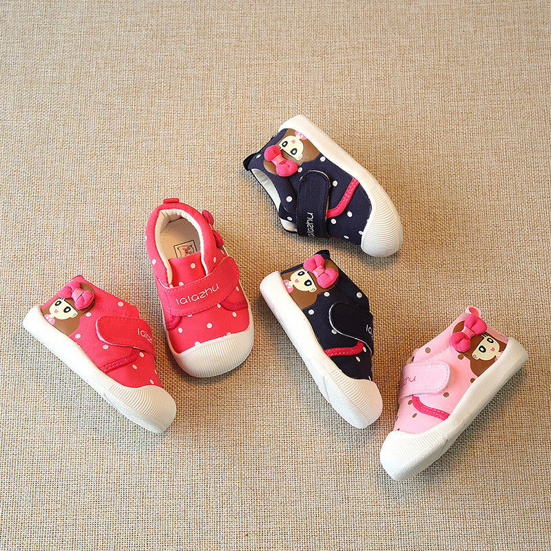 Soft-soled shoes for girls, babies and toddlers - Amazhona 