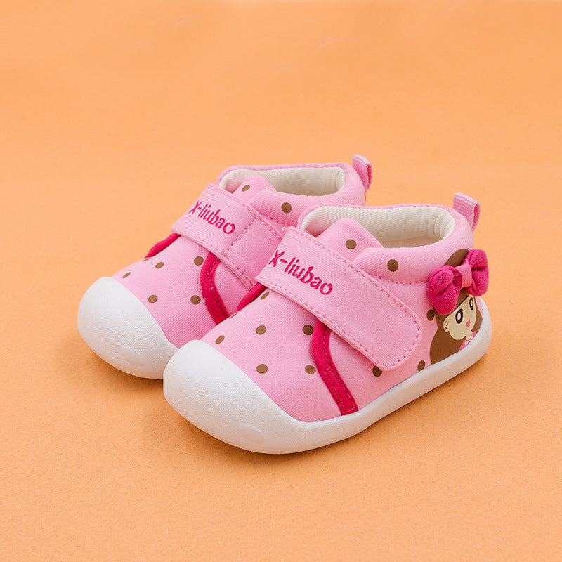 Soft-soled shoes for girls, babies and toddlers - Amazhona 