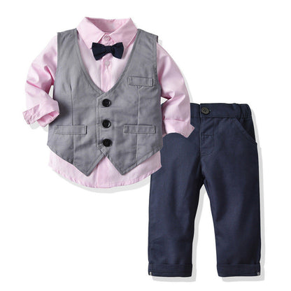 Spring Boy Gentleman Dress Suit - Amazhona 