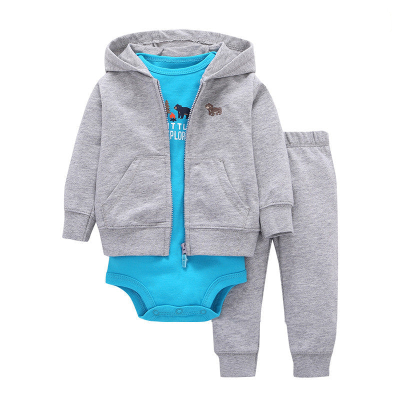 Spring and autumn baby clothes - Amazhona 