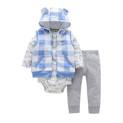 Spring and autumn baby clothes - Amazhona 