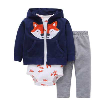 Spring and autumn baby clothes - Amazhona 