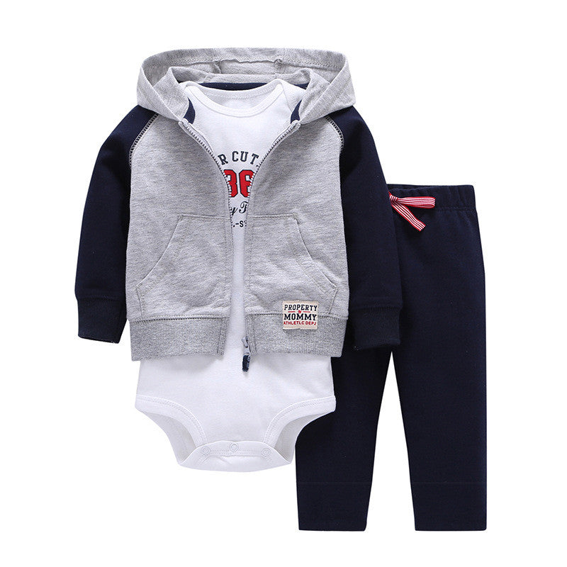 Spring and autumn baby clothes - Amazhona 