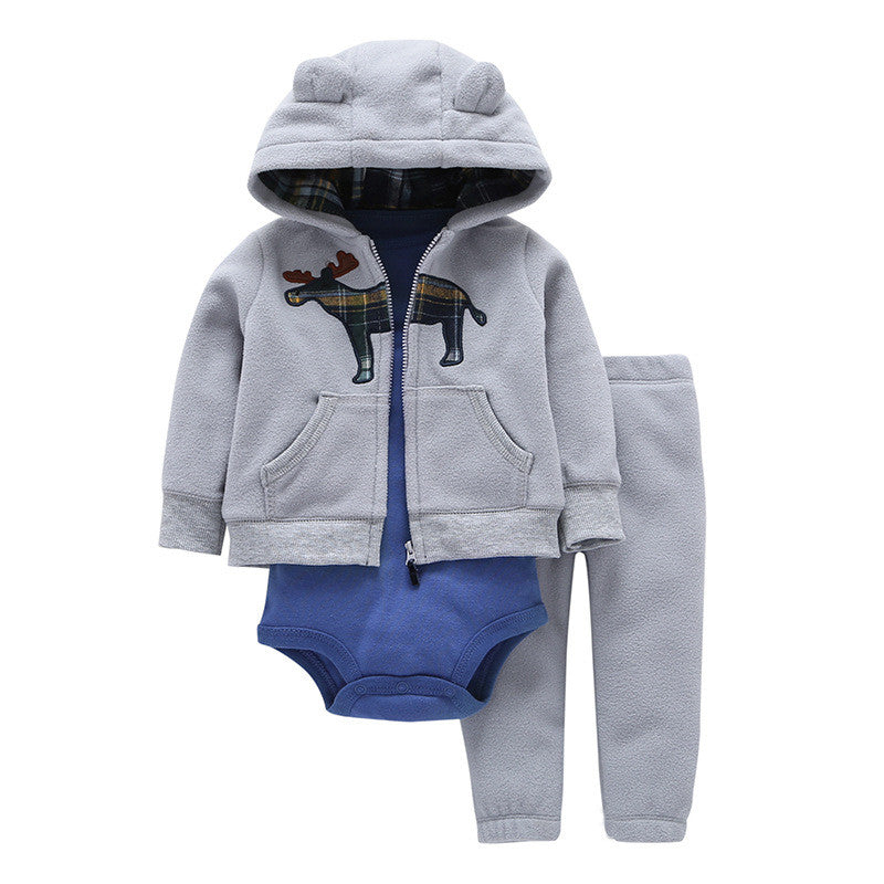 Spring and autumn baby clothes - Amazhona 