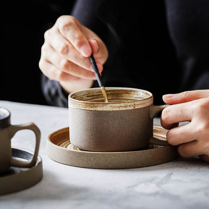 Stoneware coffee cup - Amazhona 