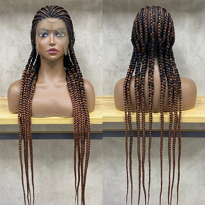 Stretch Mesh Chemical Fiber Head Cover 9 Strand Braid Wig - Amazhona 