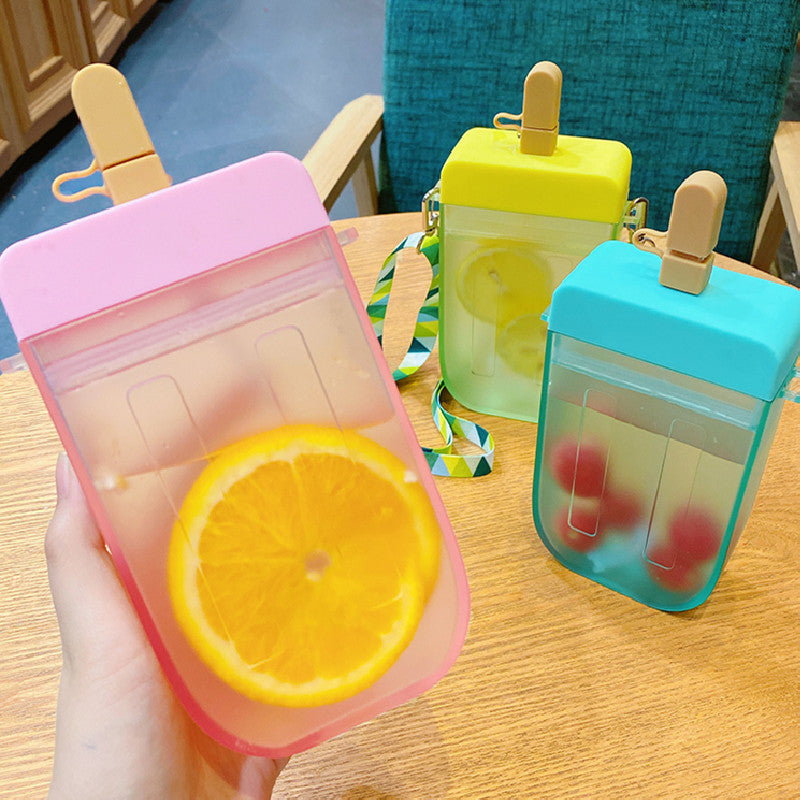 Summer Children's Water Cup Baby Portable Cup Straw - Amazhona 