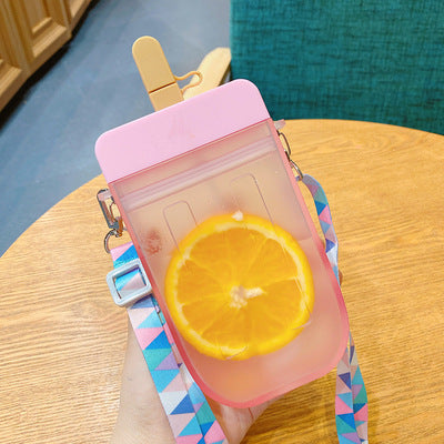 Summer Children's Water Cup Baby Portable Cup Straw - Amazhona 