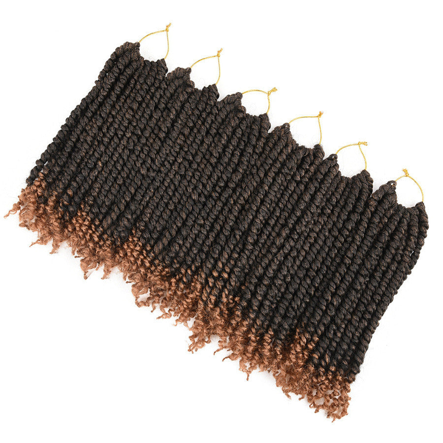 TOMO Pre-twisted Passion Twist Crochet African Dirty Braids Crochet Hair - Amazhona 