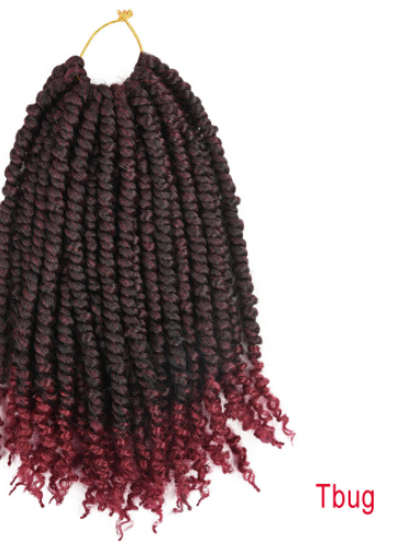 TOMO Pre-twisted Passion Twist Crochet African Dirty Braids Crochet Hair - Amazhona 