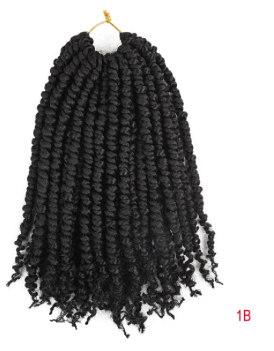 TOMO Pre-twisted Passion Twist Crochet African Dirty Braids Crochet Hair - Amazhona 