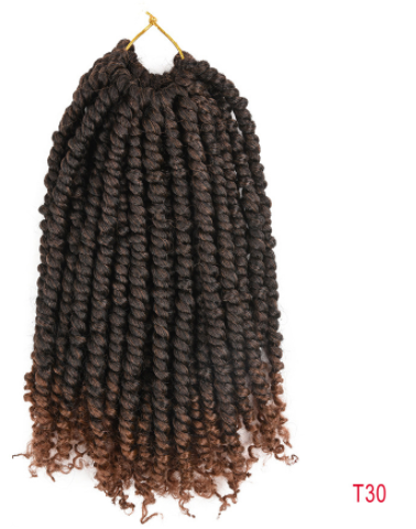 TOMO Pre-twisted Passion Twist Crochet African Dirty Braids Crochet Hair - Amazhona 