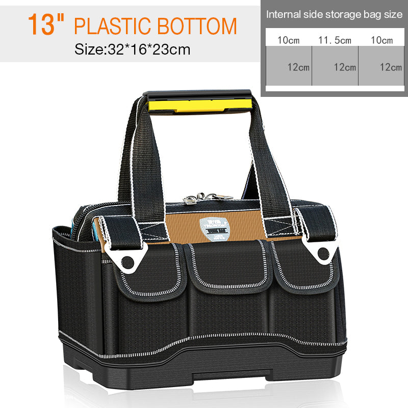 Thick Wear Resistant One Shoulder Canvas Small Tool Bag - Amazhona 