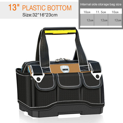 Thick Wear Resistant One Shoulder Canvas Small Tool Bag - Amazhona 