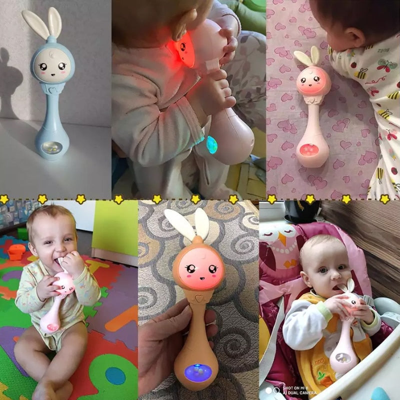 Toys For Newborn Children Educational Baby Toys Soft Plush Mobile Rattles Toys Kidsbele Elephant Stacking Baby Toys Handbell - Amazhona 