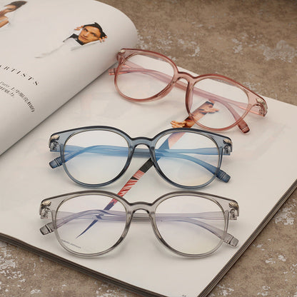 Transparent male and female glasses frame - Amazhona 