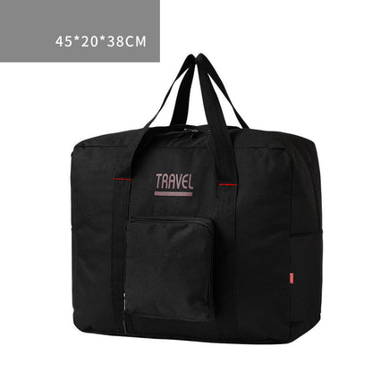 Travel Bag Luggage Storage Bag Foldable Large Capacity Men And Women Canvas Luggage Bag Trolley Bag Travel Bag Ready-To-Produce Bag - Amazhona 