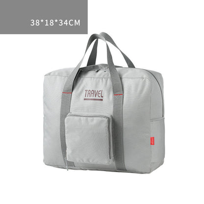 Travel Bag Luggage Storage Bag Foldable Large Capacity Men And Women Canvas Luggage Bag Trolley Bag Travel Bag Ready-To-Produce Bag - Amazhona 