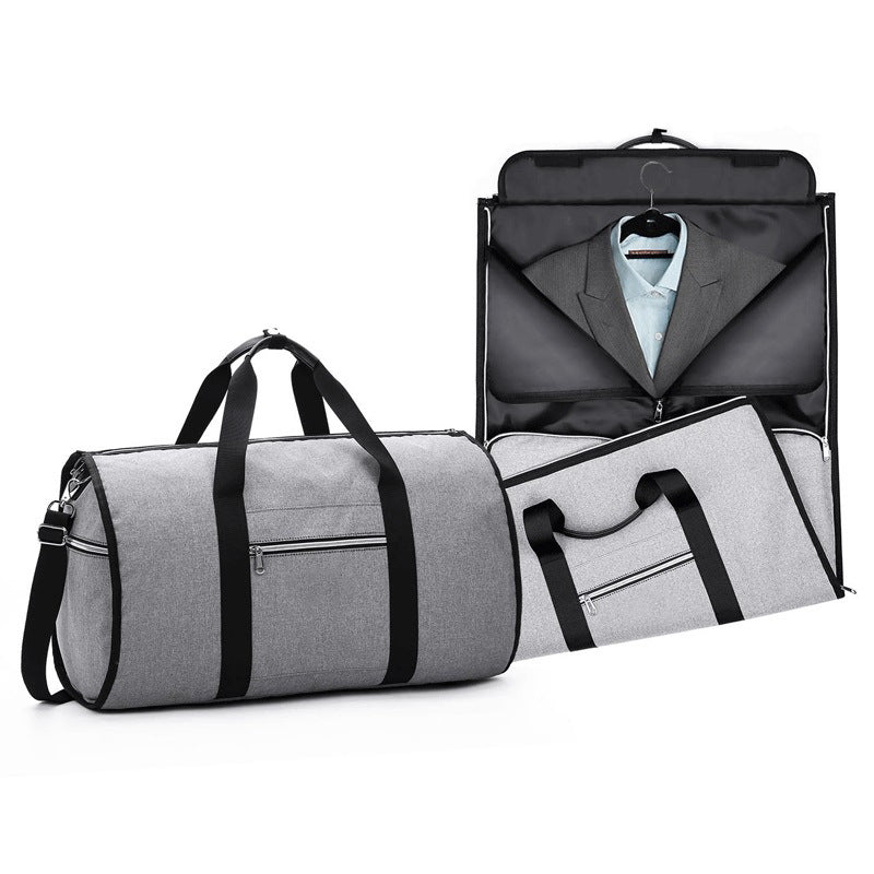 Travel Bag brand men 2 in 1 Garment Bag High-capacity Multi-function Foldable nylon duffle bags suit Busines Trip shoulder bag - Amazhona 