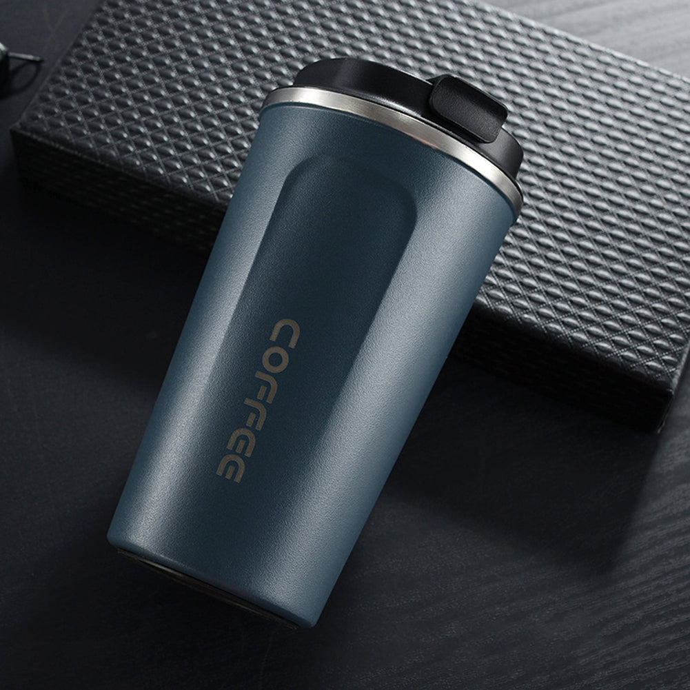 Travel Office Car Stainless Steel Thermal Vacuum Coffee Mug - Amazhona 