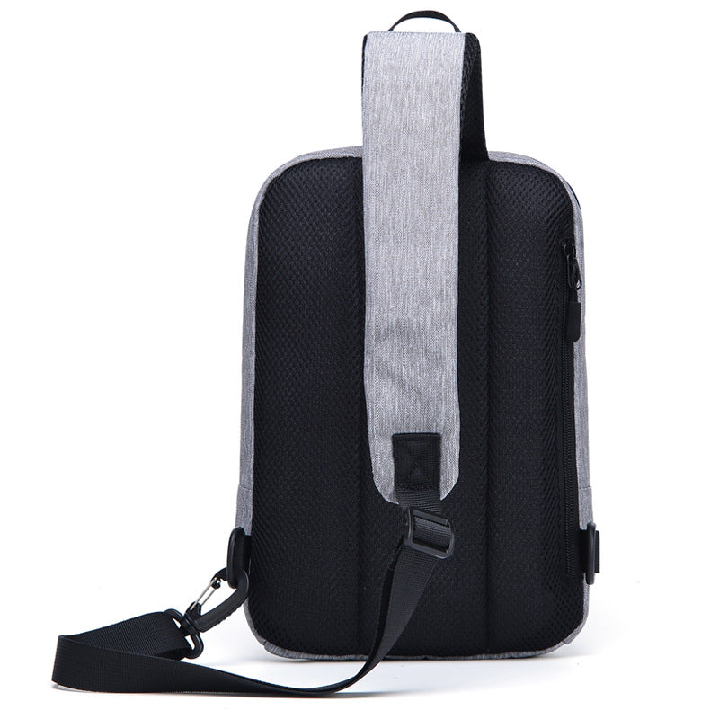 Trendy Men's Chest Bag Oxford Cloth Outdoor Casual Messenger - Amazhona 