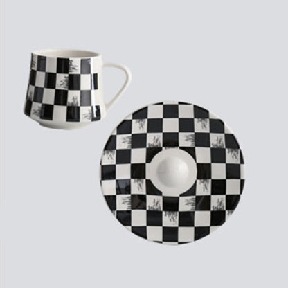 Turkish Ceramic Coffee Cup And Saucer Set - Amazhona 