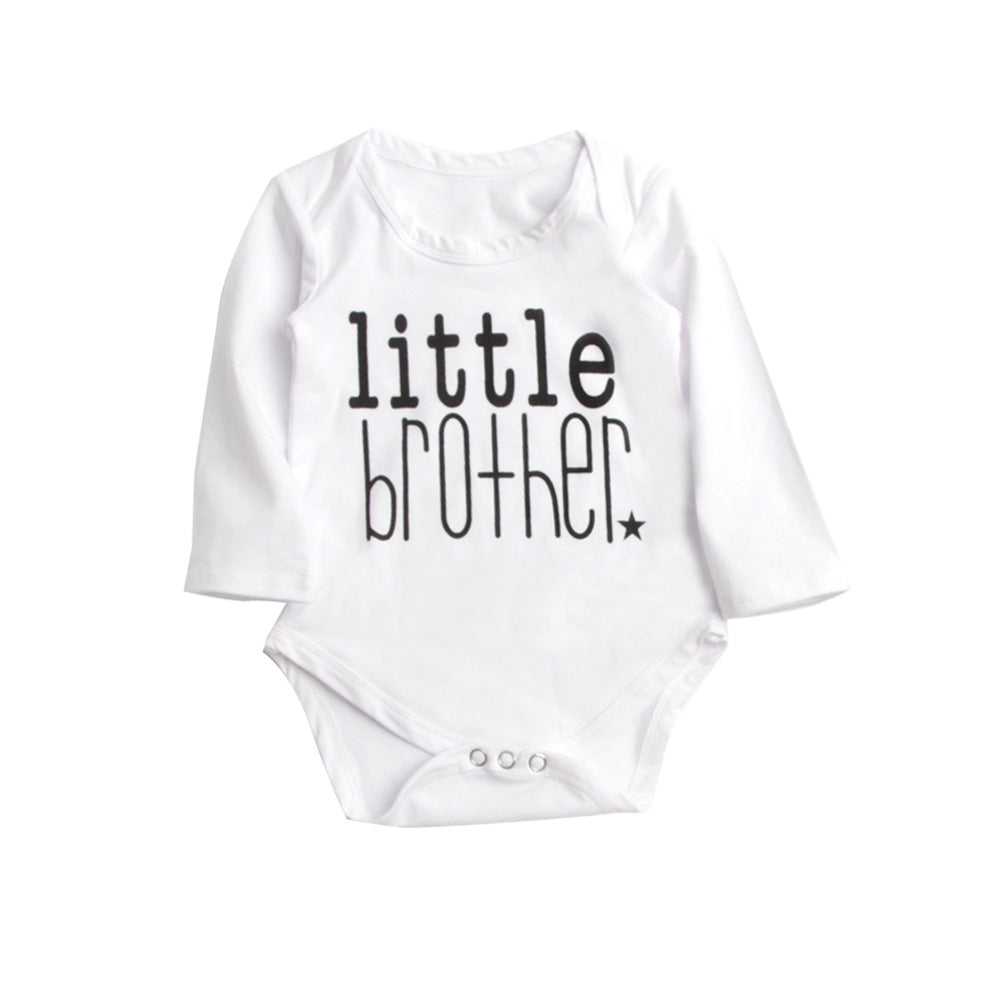 Twins Clothes Letter Long Sleeve T Shirt - Amazhona 