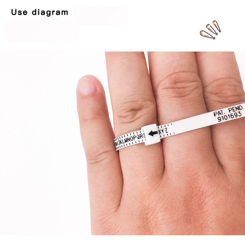 UK USA British American European Standard Measurement Belt Bracelet Rings Sizer Finger Size Screening Jewellery Tool Custom Logo - Amazhona 