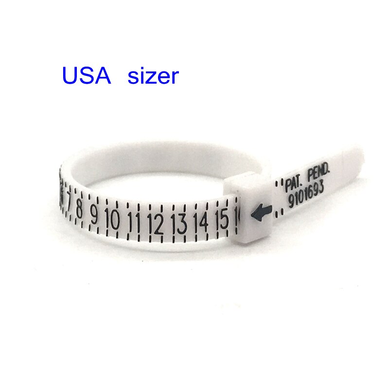 UK USA British American European Standard Measurement Belt Bracelet Rings Sizer Finger Size Screening Jewellery Tool Custom Logo - Amazhona 