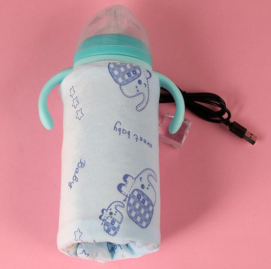 USB Baby Bottle Warmer Heated Cover - Amazhona 