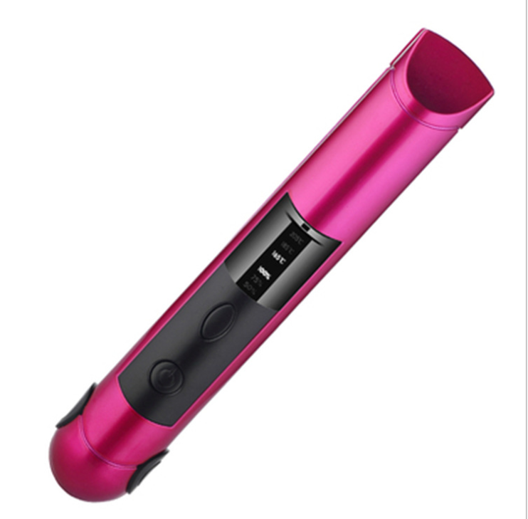 USB charging volume straight dual-purpose hair clips Straightener portable mini wireless charging - Amazhona 