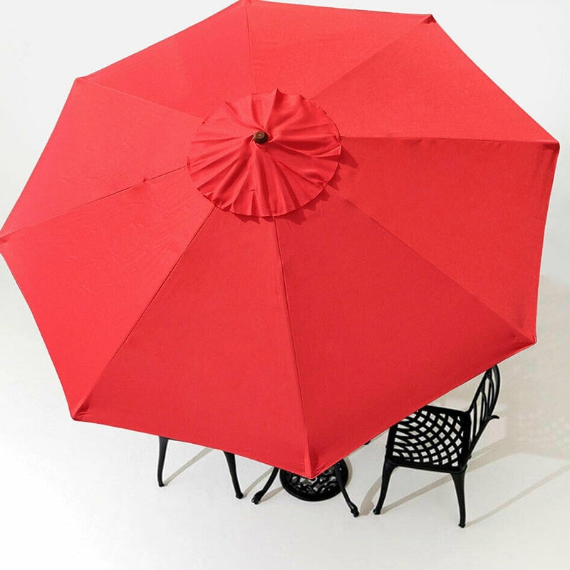 UV Protection Terrace Umbrella Replacement Canopy Parasol Top Cover Paddock Beach Swimming Pool Cafe Replacement Umbrella Cloth - Amazhona 