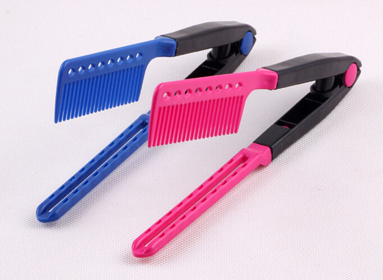 V-shaped clip messy hair comb - Amazhona 