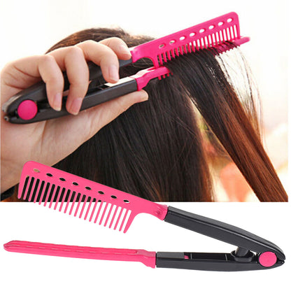 V-shaped clip messy hair comb - Amazhona 