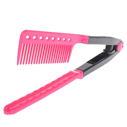 V-shaped clip messy hair comb - Amazhona 