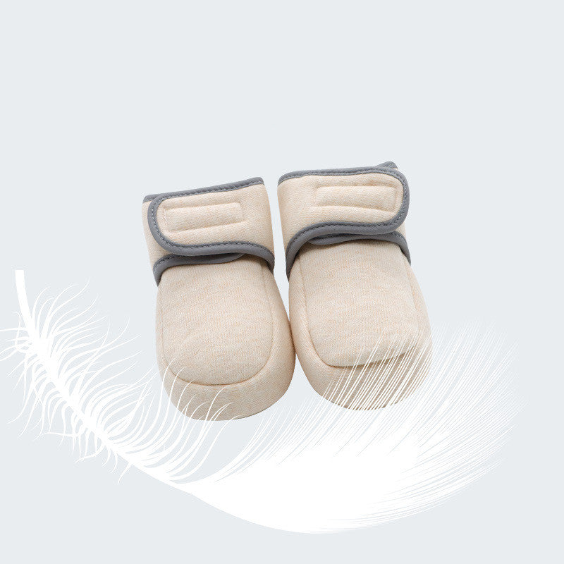 Velcro with Soft Soles for Baby Does Not Come Off Cotton Shoes - Amazhona 