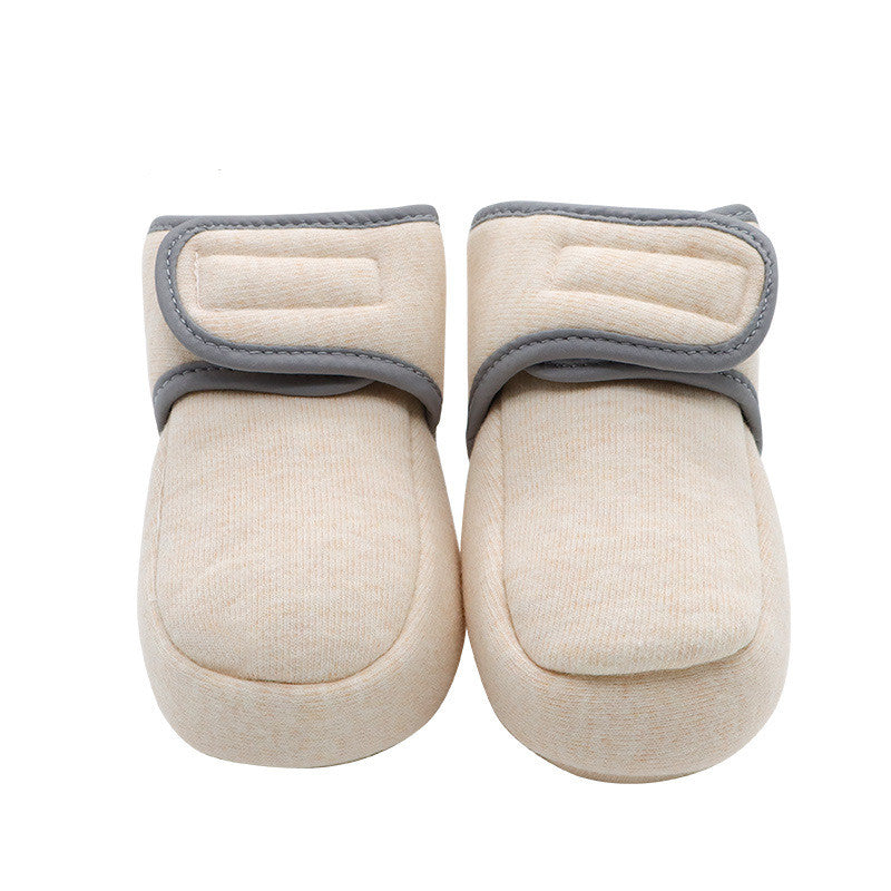 Velcro with Soft Soles for Baby Does Not Come Off Cotton Shoes - Amazhona 