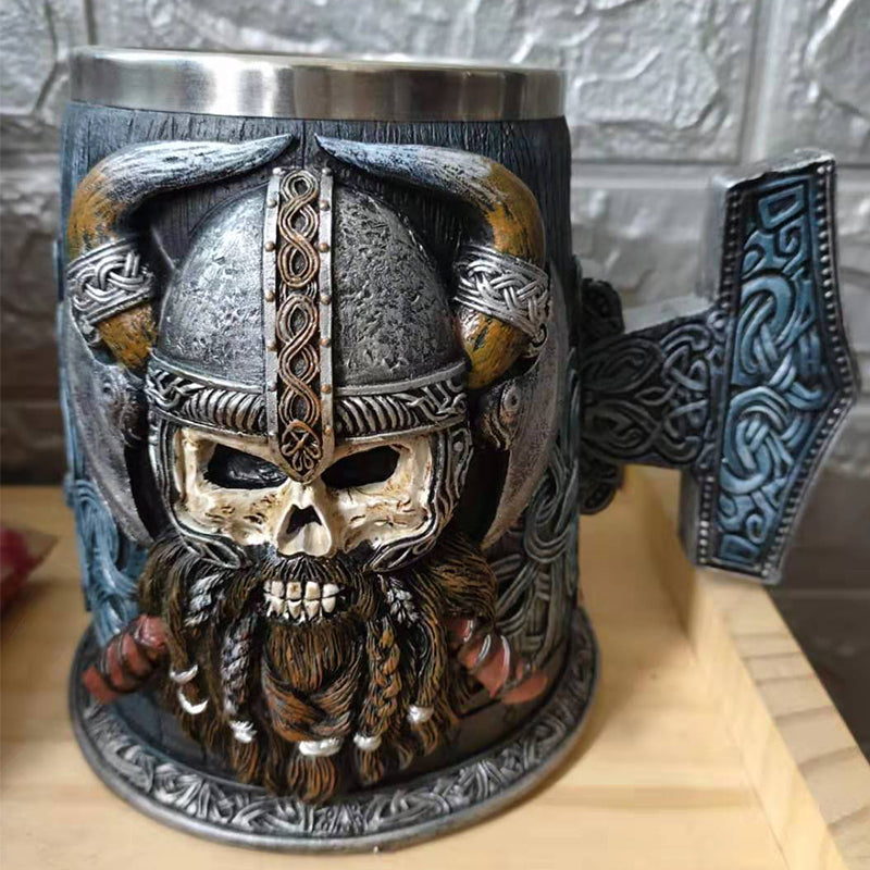 Viking Pirate Beer Mug - Amazhona 