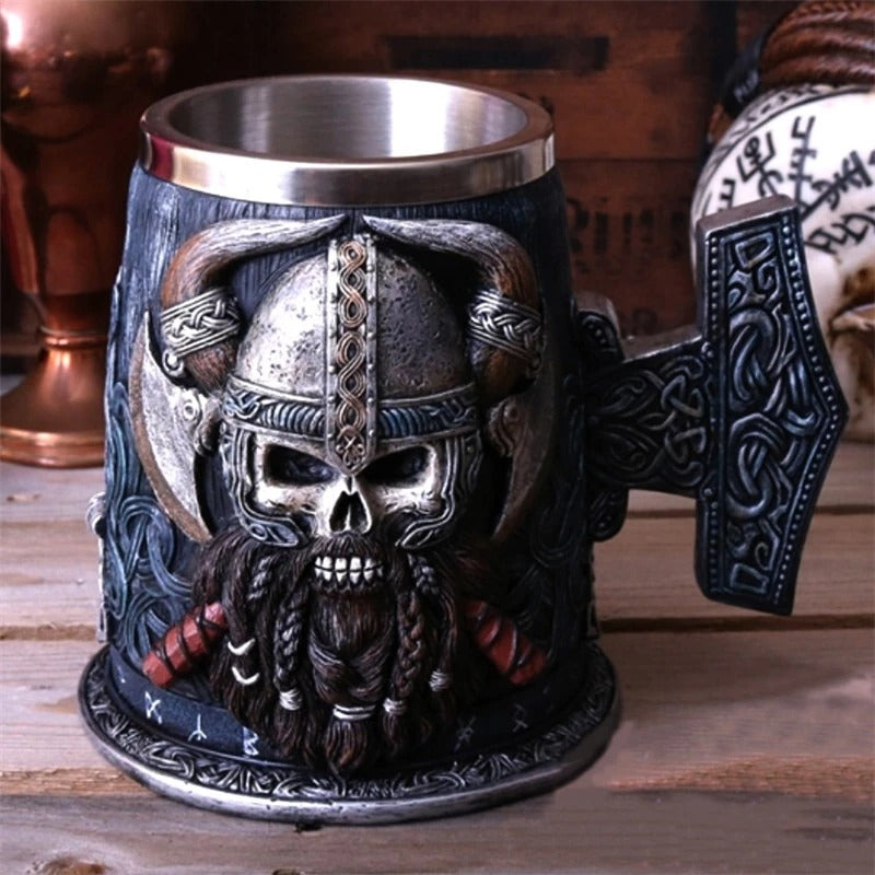 Viking Pirate Beer Mug - Amazhona 