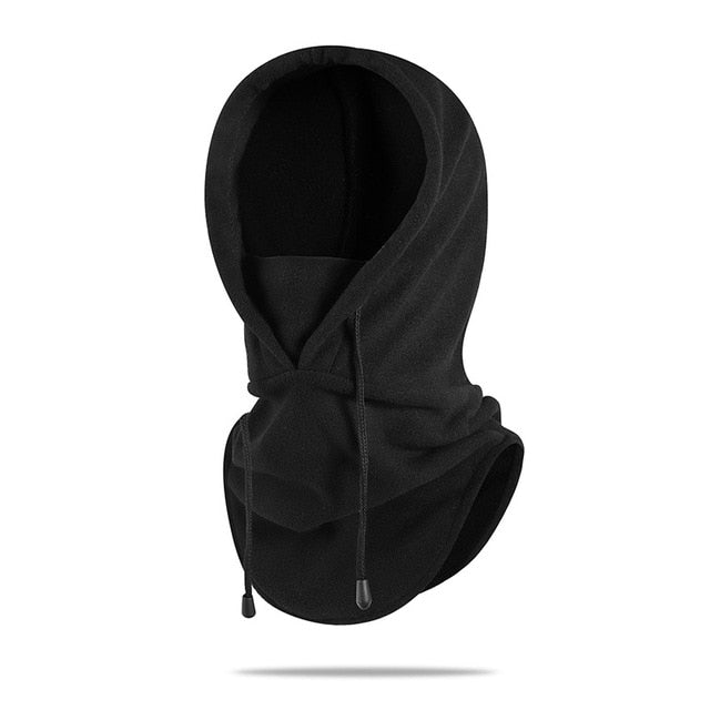 W18 Men's hats Outdoor Riding Hoods Windproof Caps Cold-Proof Ski Caps Fieece Caps Warm Bibs One-Piece Autumn and Winter Hats - Amazhona 