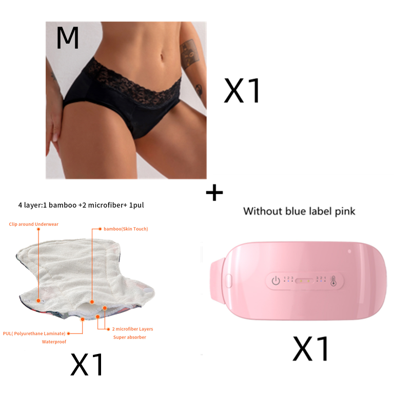 Warm  Belt Electric Heating Belt Waist Protection Relieve Menstrual Pain - Amazhona 