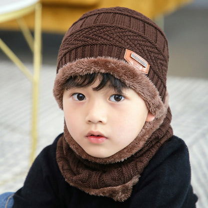 Warm knitted hat children's cap - Amazhona 